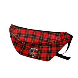 ScotsTee Shop Scottish Wallace Hunting Red Clan Crest Tartan Fanny Pack Plaid Waist Bag