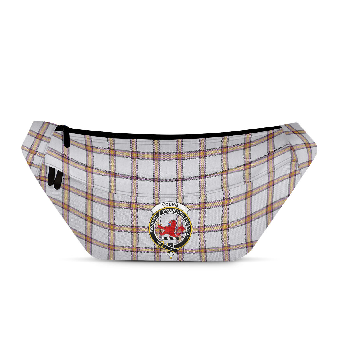 ScotsTee Shop Scottish Young Christina Modern Clan Crest Tartan Fanny Pack Plaid Waist Bag