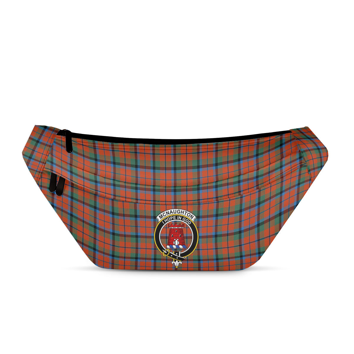 ScotsTee Shop Scottish McNaughton Ancient Clan Crest Tartan Fanny Pack Plaid Waist Bag