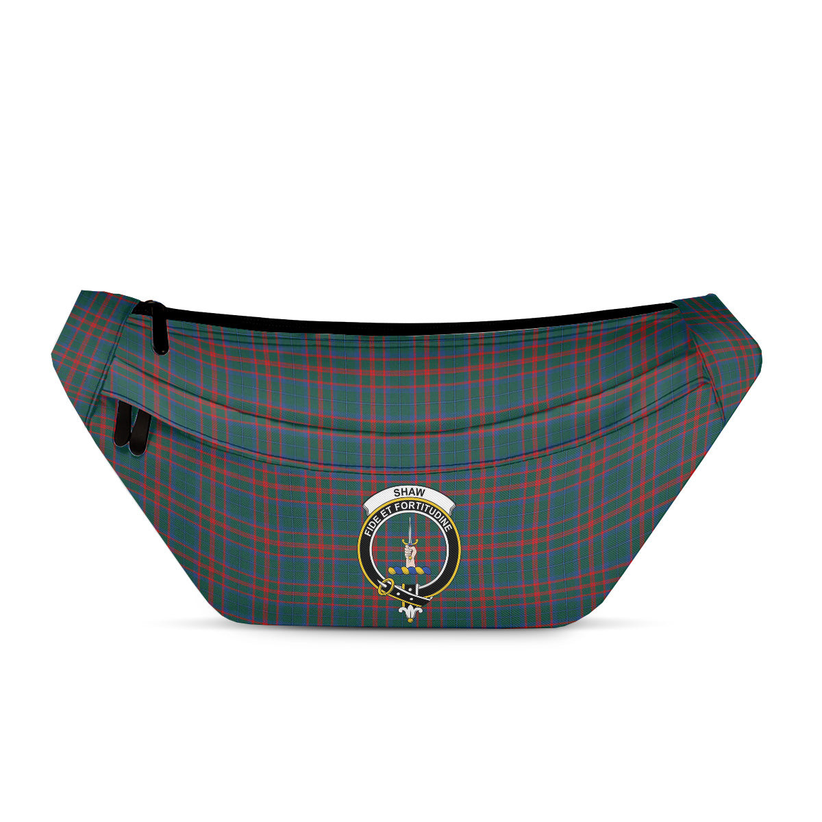 ScotsTee Shop Scottish Shaw of Tordarroch Hunting Modern Clan Crest Tartan Fanny Pack Plaid Waist Bag