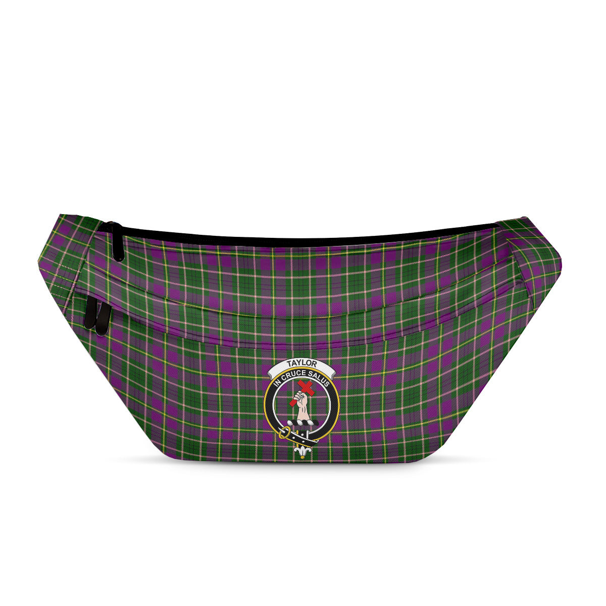 ScotsTee Shop Scottish Taylor Clan Crest Tartan Fanny Pack Plaid Waist Bag