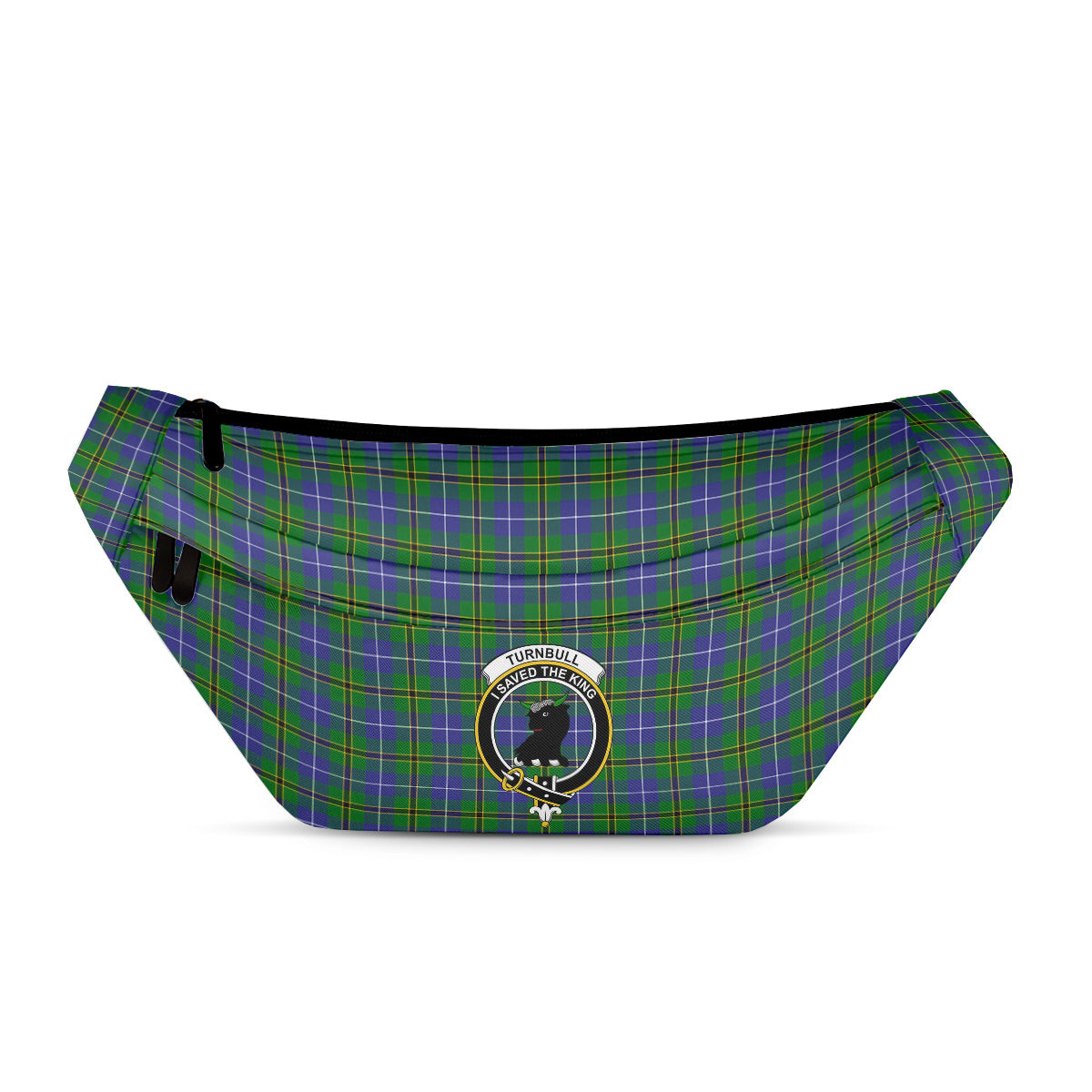 ScotsTee Shop Scottish Turnbull Hunting SC Clan Crest Tartan Fanny Pack Plaid Waist Bag