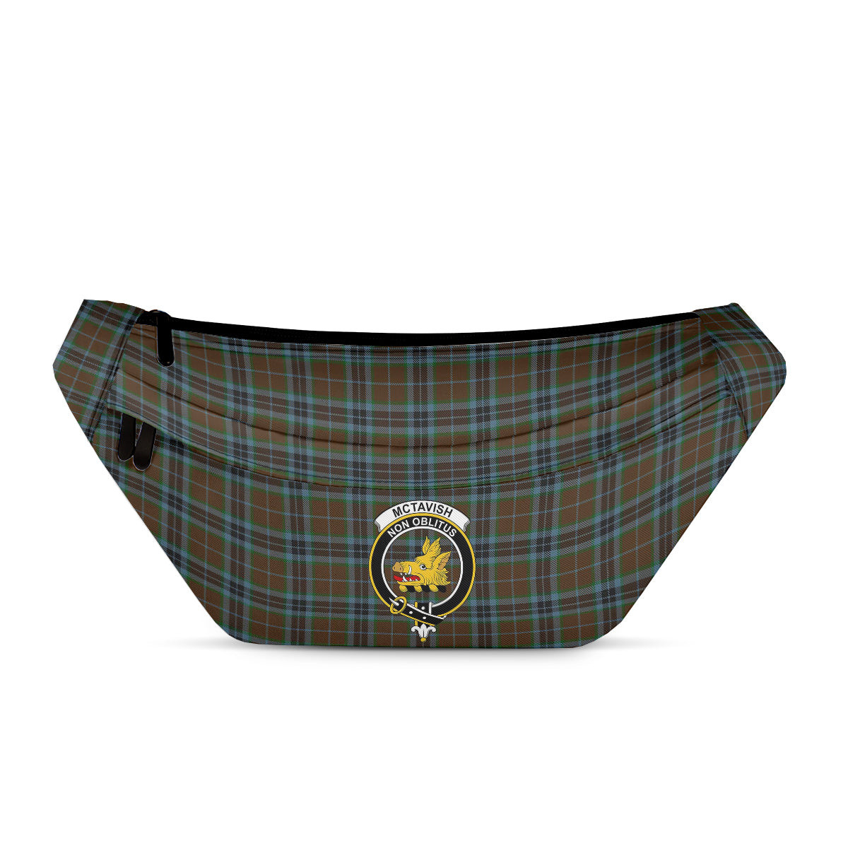 ScotsTee Shop Scottish McTavish Hunting Clan Crest Tartan Fanny Pack Plaid Waist Bag