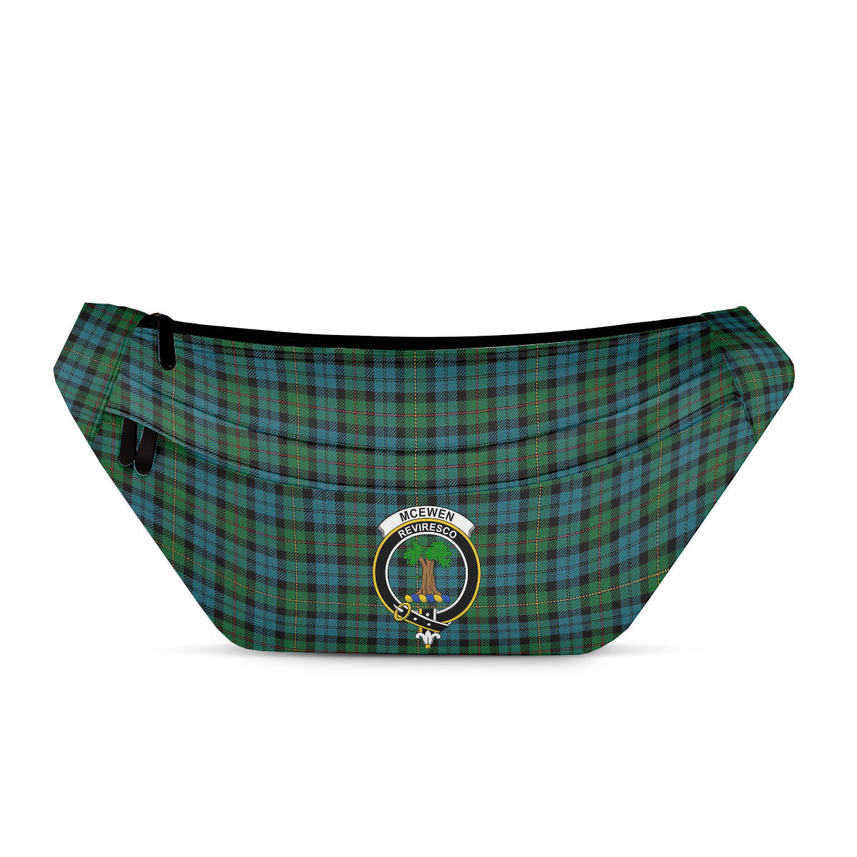 ScotsTee Shop Scottish McEwen Ancient Clan Crest Tartan Fanny Pack Plaid Waist Bag