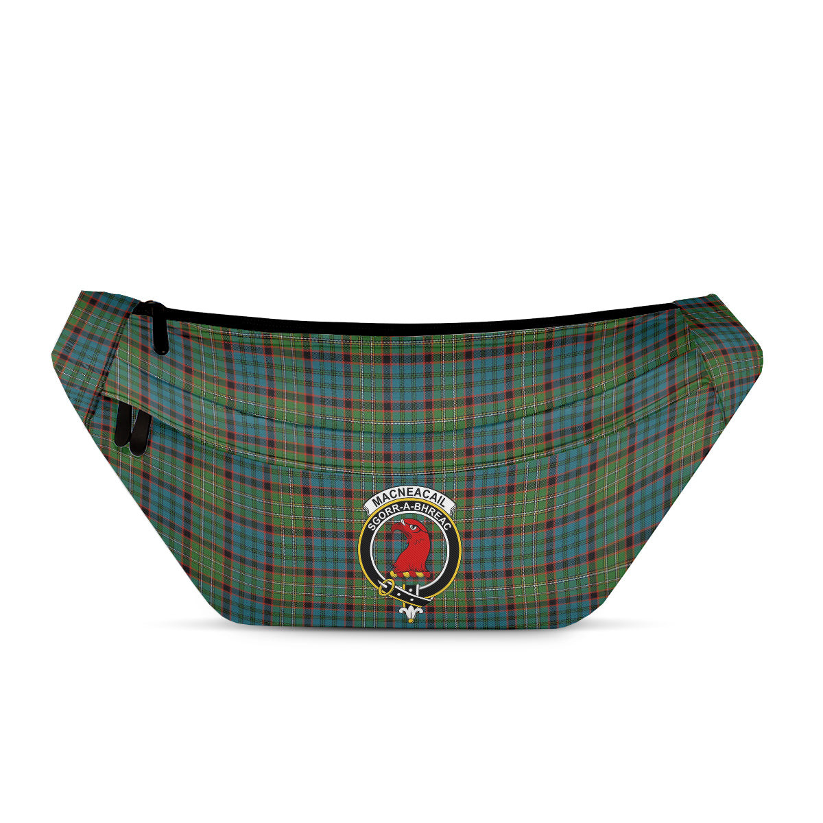 ScotsTee Shop Scottish MacNeacail Hunting Ancient Clan Crest Tartan Fanny Pack Plaid Waist Bag