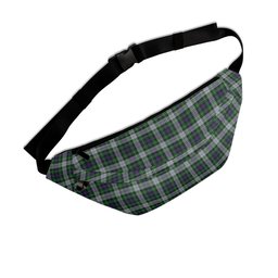 ScotsTee Shop Scottish McKenzie Dress Clan Crest Tartan Fanny Pack Plaid Waist Bag