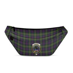 ScotsTee Shop Scottish MacDonell of Glengarry 3 Clan Crest Tartan Fanny Pack Plaid Waist Bag