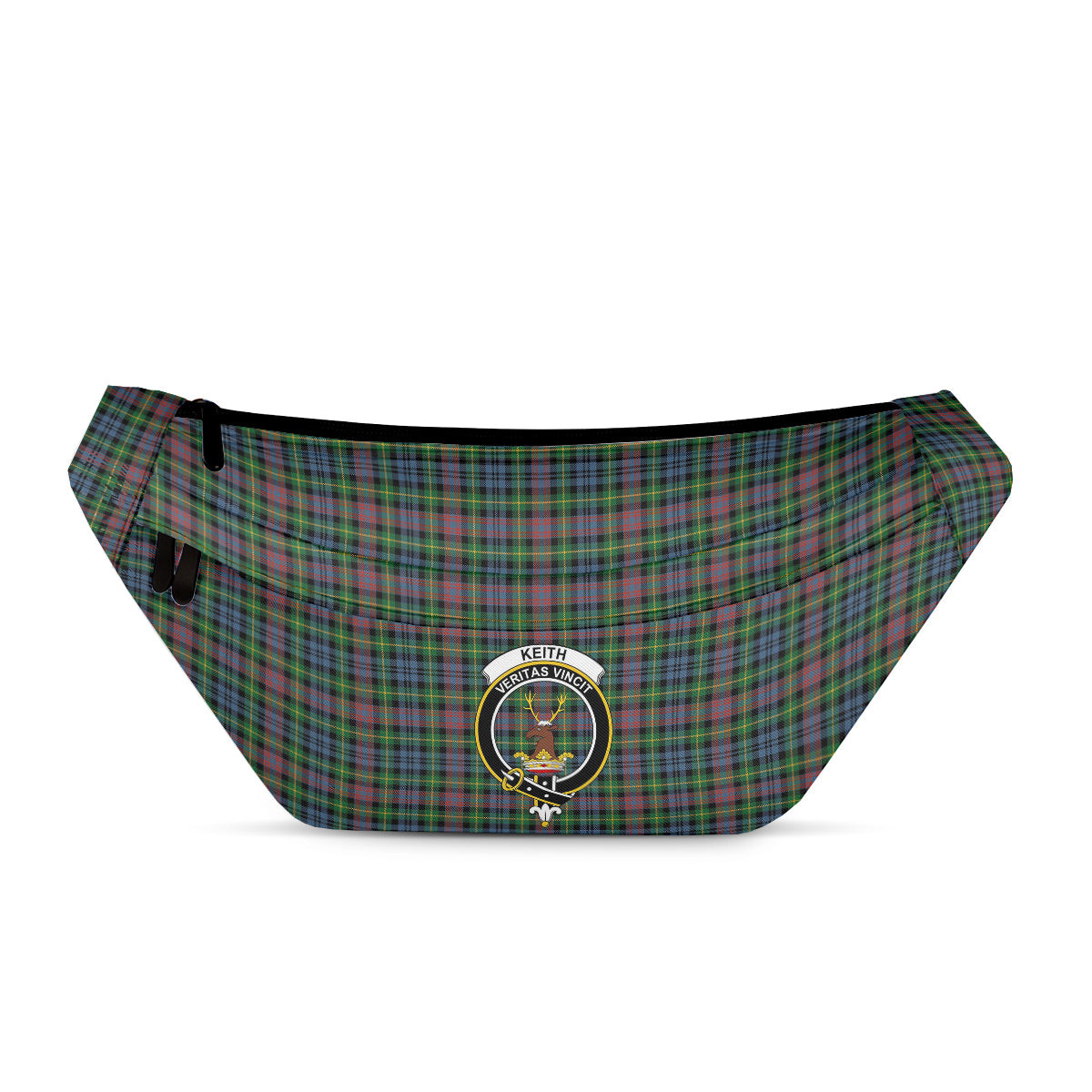 ScotsTee Shop Scottish Keith District Ancient Clan Crest Tartan Fanny Pack Plaid Waist Bag