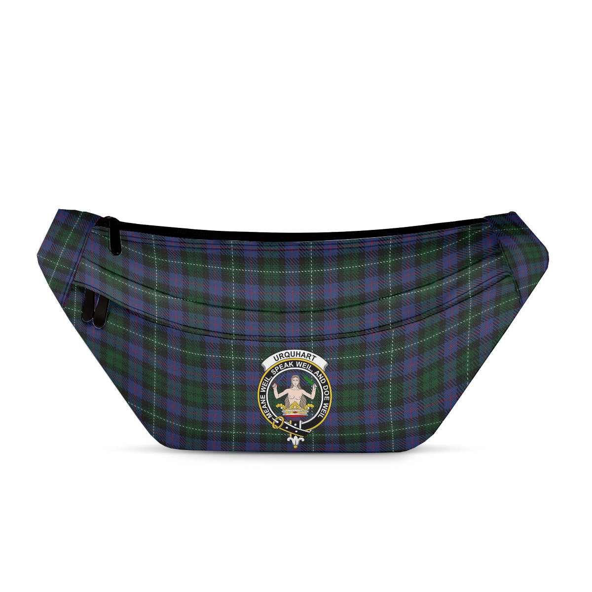 ScotsTee Shop Scottish Urquhart Brydone Clan Crest Tartan Fanny Pack Plaid Waist Bag