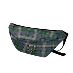 ScotsTee Shop Scottish McDowell Clan Crest Tartan Fanny Pack Plaid Waist Bag