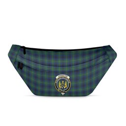 ScotsTee Shop Scottish Johnstone Originaux Modern Clan Crest Tartan Fanny Pack Plaid Waist Bag