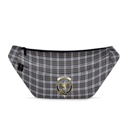 ScotsTee Shop Scottish Stewart Dress Blue Clan Crest Tartan Fanny Pack Plaid Waist Bag