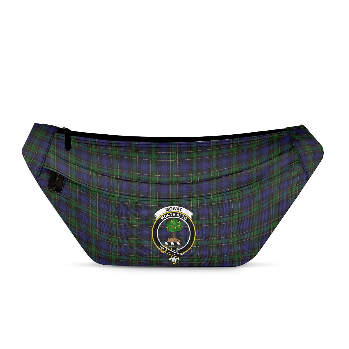 ScotsTee Shop Scottish Mowat Clans Originaux Clan Crest Tartan Fanny Pack Plaid Waist Bag