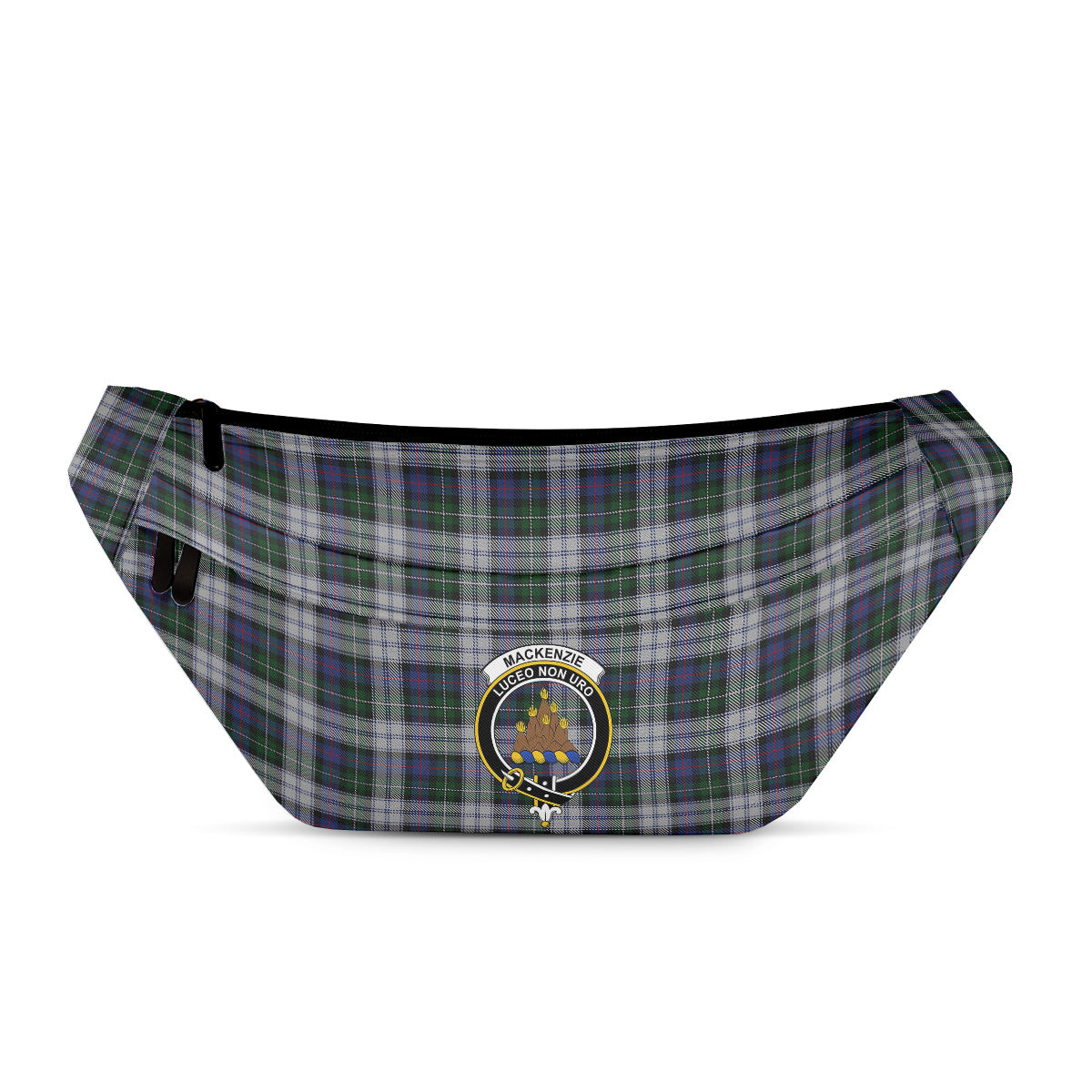 ScotsTee Shop Scottish MacKenzie Dress 4 Clan Crest Tartan Fanny Pack Plaid Waist Bag