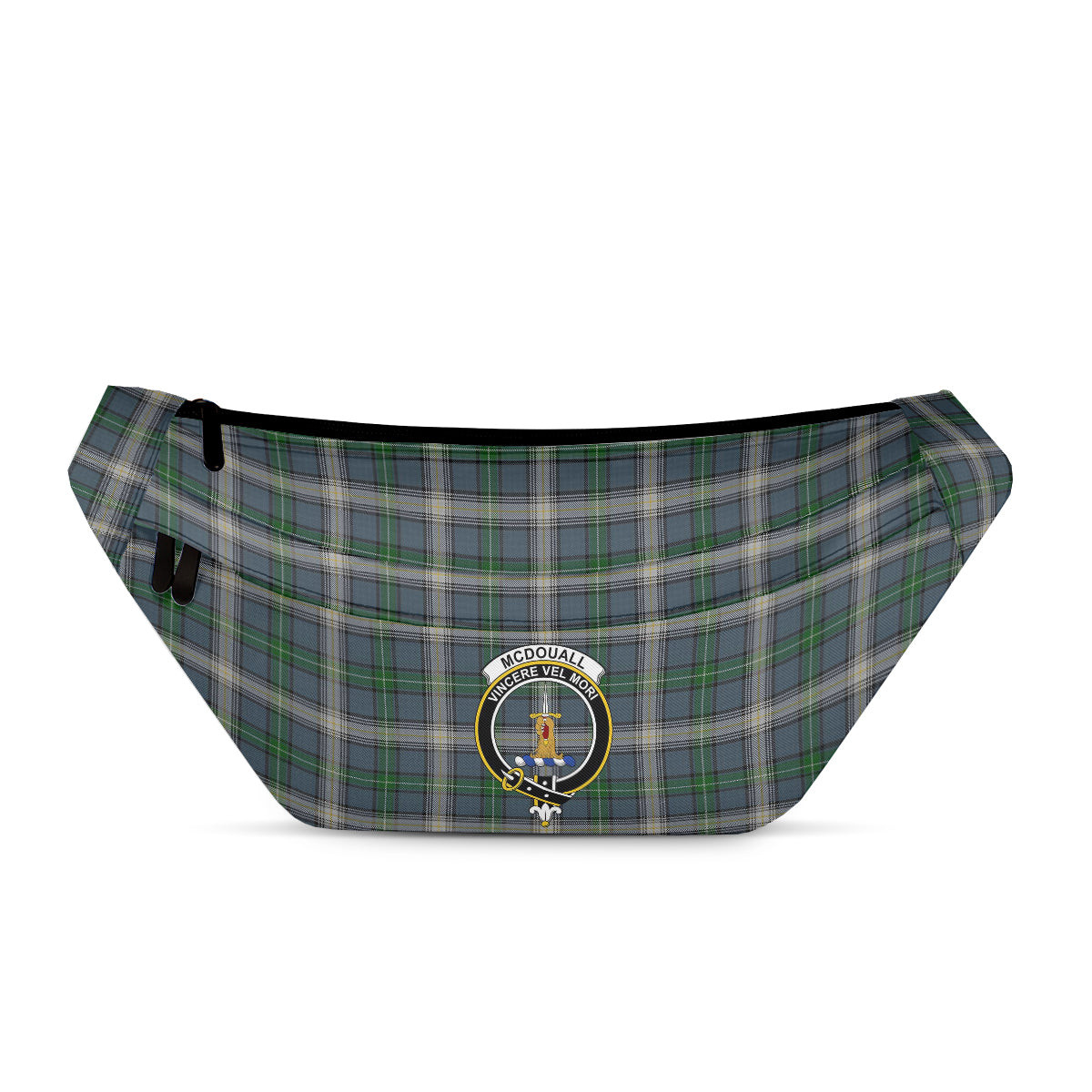 ScotsTee Shop Scottish McDouall Clan Crest Tartan Fanny Pack Plaid Waist Bag