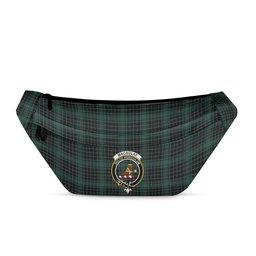 ScotsTee Shop Scottish MacAulay Hunting Modern Clan Crest Tartan Fanny Pack Plaid Waist Bag