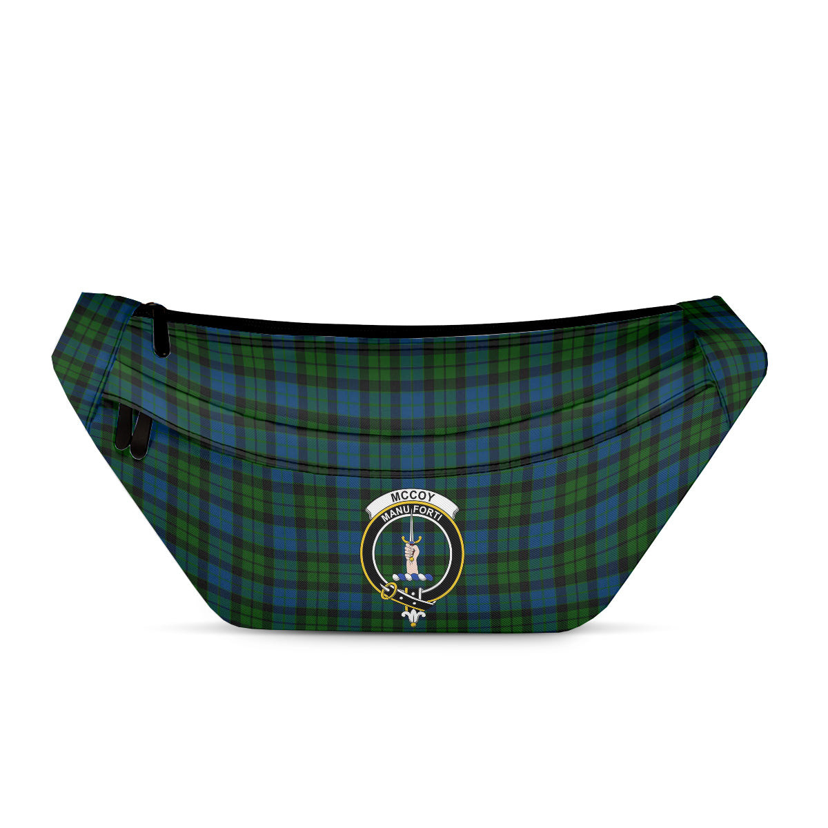 ScotsTee Shop Scottish McCoy Clan Crest Tartan Fanny Pack Plaid Waist Bag