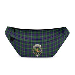 ScotsTee Shop Scottish MacThomas Modern Clan Crest Tartan Fanny Pack Plaid Waist Bag