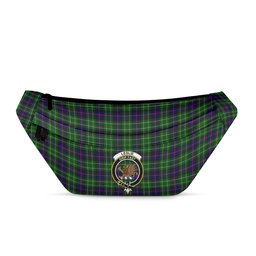ScotsTee Shop Scottish Leslie Hunting SC Clan Crest Tartan Fanny Pack Plaid Waist Bag