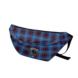 ScotsTee Shop Scottish Rutherford Modern Clan Crest Tartan Fanny Pack Plaid Waist Bag