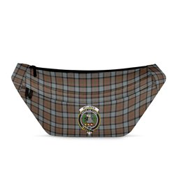 ScotsTee Shop Scottish McLaren Weathered Clan Crest Tartan Fanny Pack Plaid Waist Bag