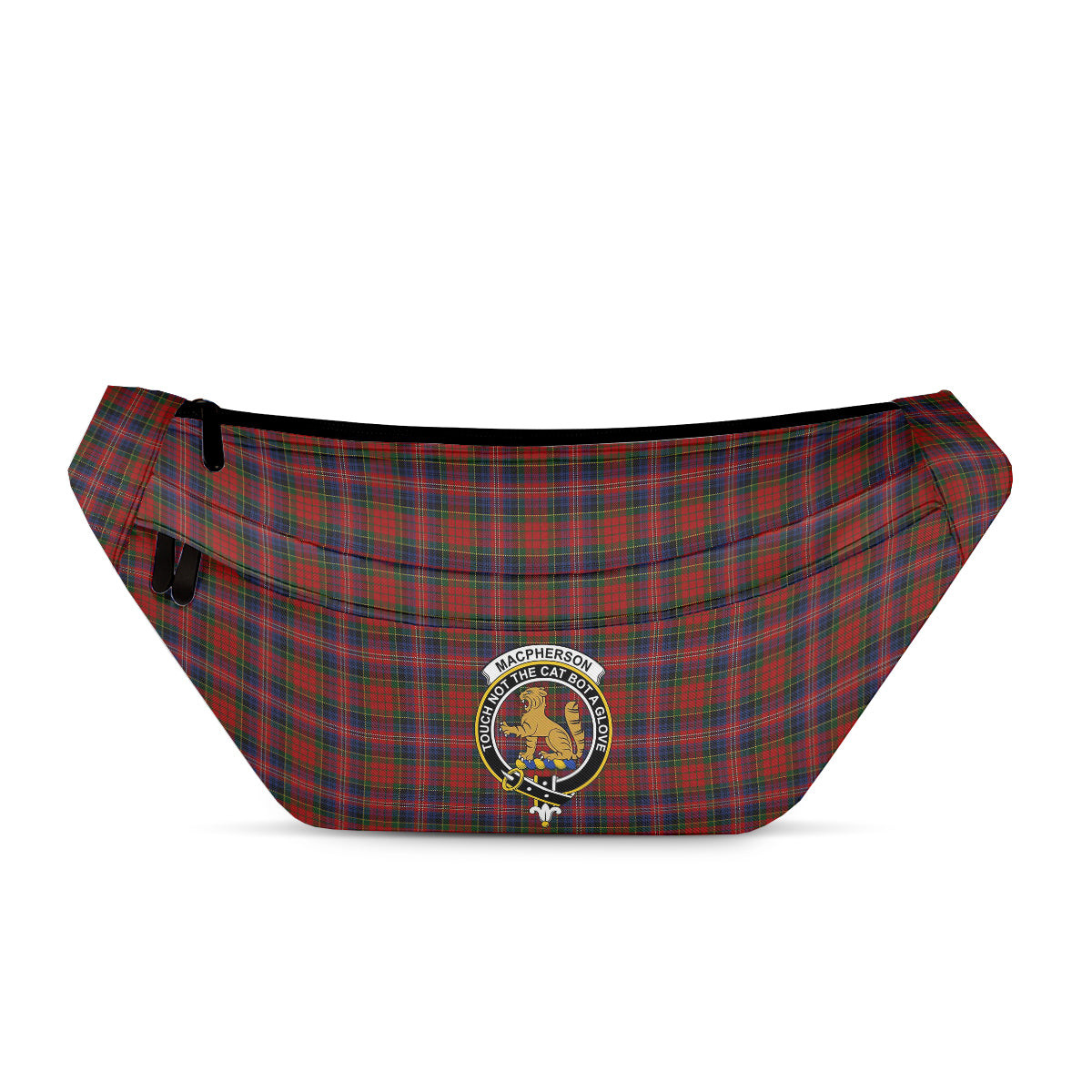 ScotsTee Shop Scottish MacPherson 8 Clan Crest Tartan Fanny Pack Plaid Waist Bag