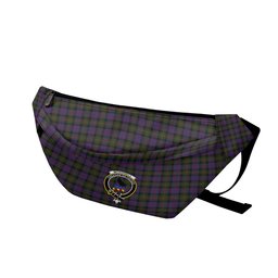 ScotsTee Shop Scottish McDonell of Glengarry Clan Crest Tartan Fanny Pack Plaid Waist Bag