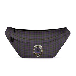 ScotsTee Shop Scottish McDonell of Glengarry Clan Crest Tartan Fanny Pack Plaid Waist Bag