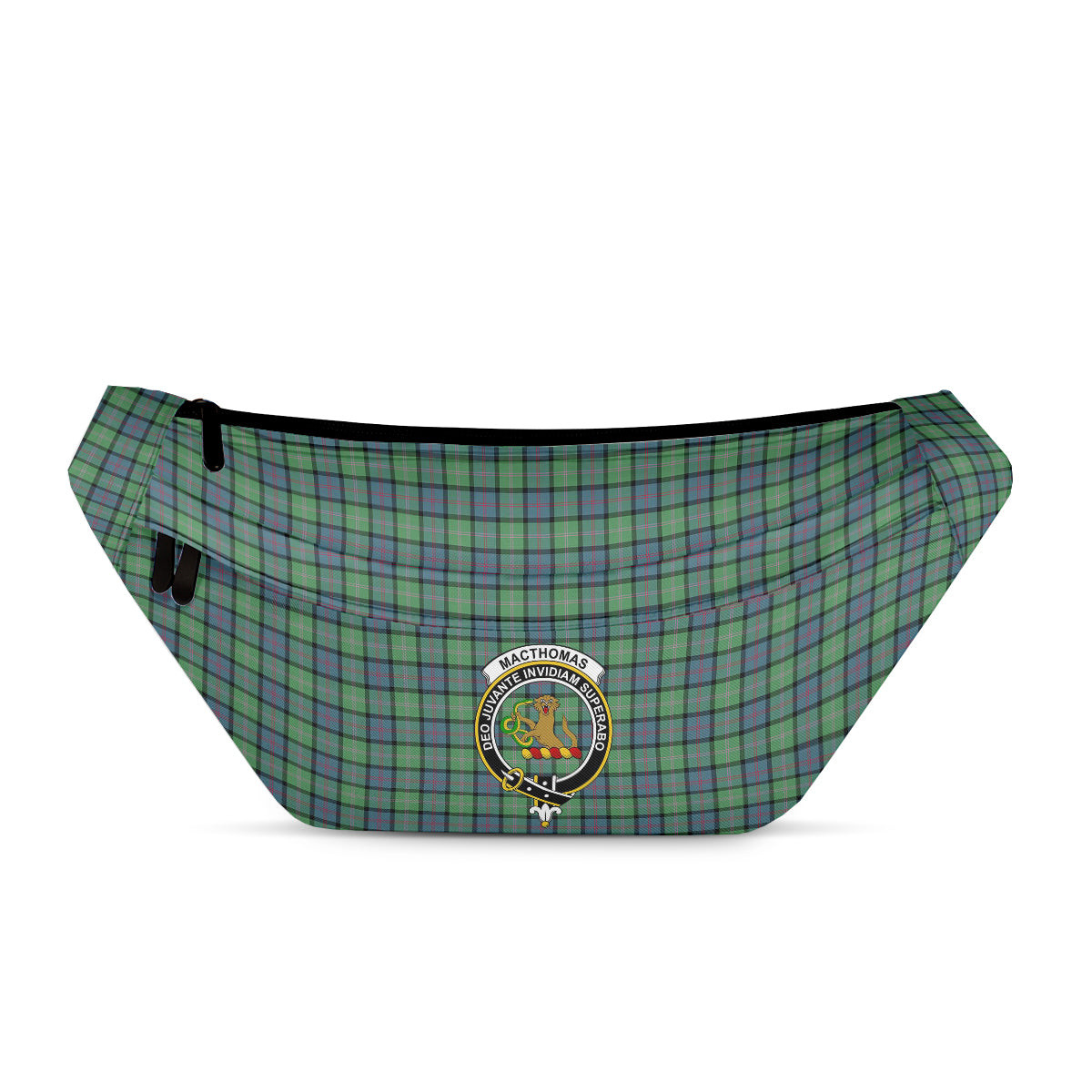ScotsTee Shop Scottish MacThomas Ancient Clan Crest Tartan Fanny Pack Plaid Waist Bag