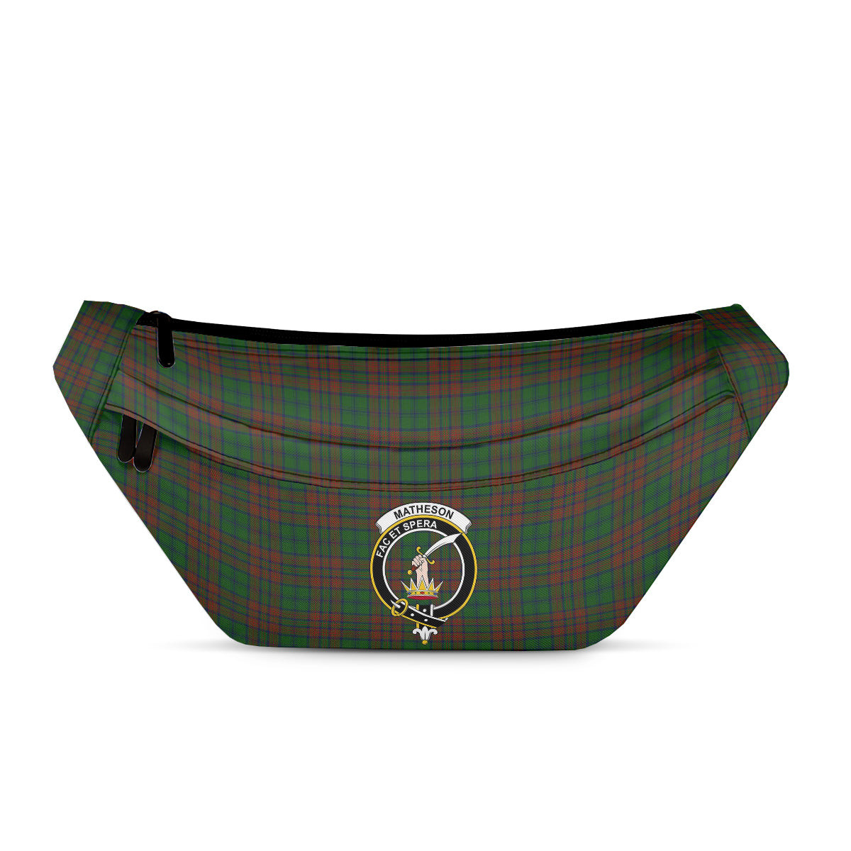ScotsTee Shop Scottish Matheson Hunting Highland Clan Crest Tartan Fanny Pack Plaid Waist Bag