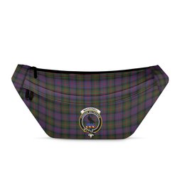 ScotsTee Shop Scottish MacDonell of Glengarry 2 Clan Crest Tartan Fanny Pack Plaid Waist Bag