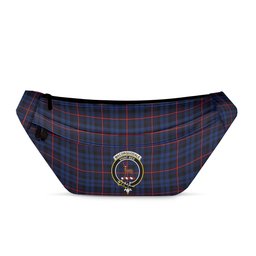 ScotsTee Shop Scottish MacCorquodale Modern Clan Crest Tartan Fanny Pack Plaid Waist Bag
