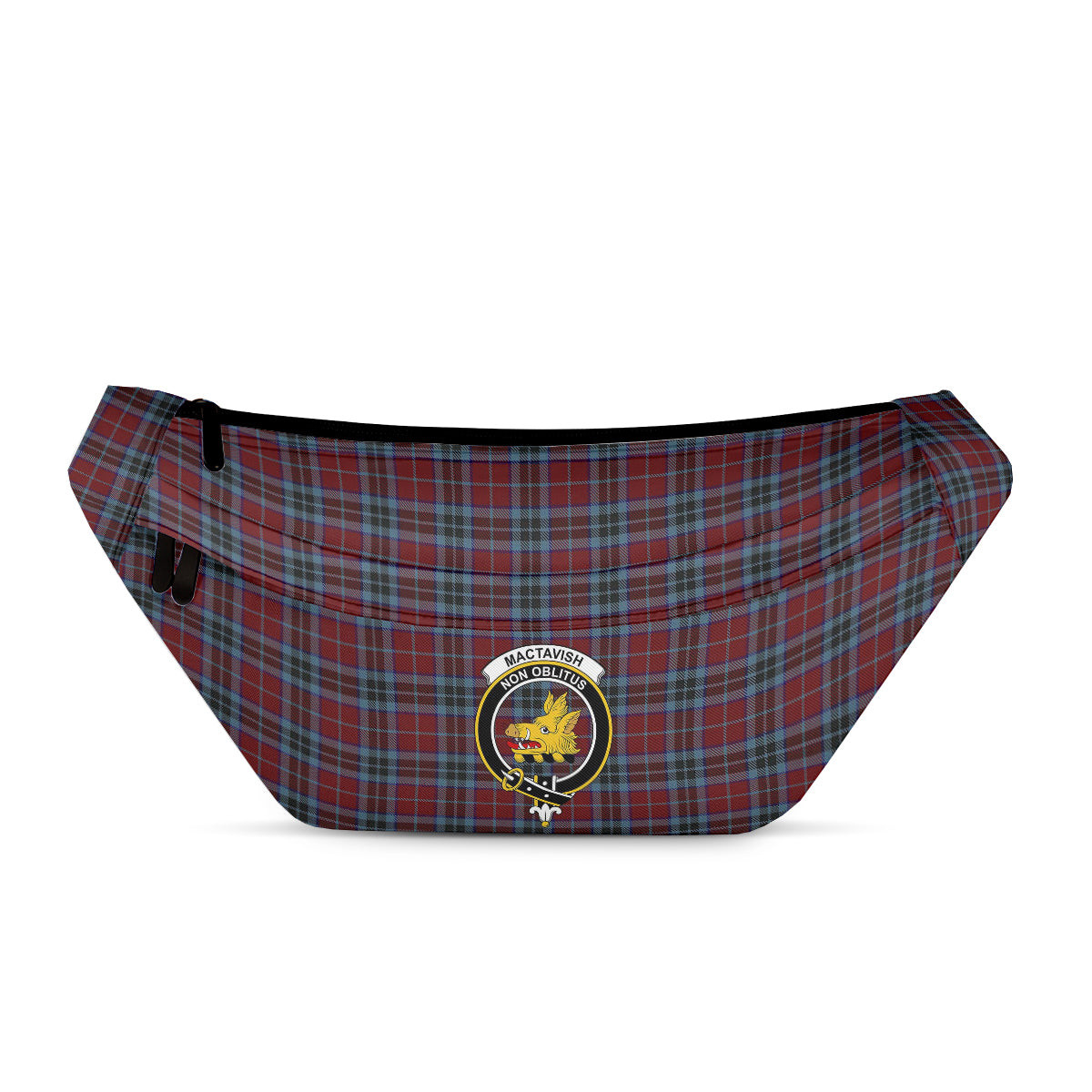 ScotsTee Shop Scottish MacTavish 2 Clan Crest Tartan Fanny Pack Plaid Waist Bag