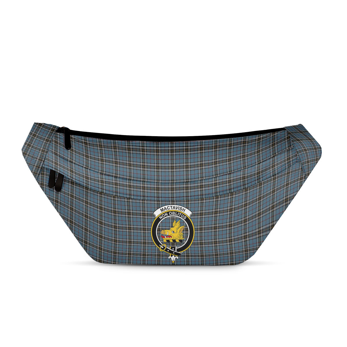 ScotsTee Shop Scottish MacTavish Dress Clan Crest Tartan Fanny Pack Plaid Waist Bag