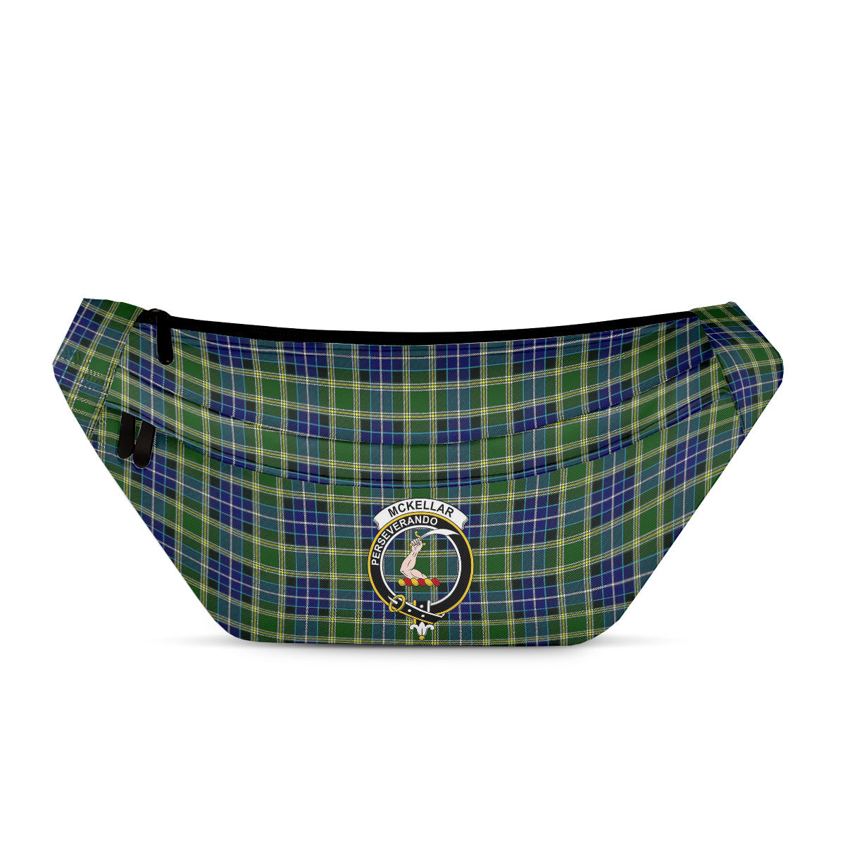 ScotsTee Shop Scottish McKellar Ancient Clan Crest Tartan Fanny Pack Plaid Waist Bag