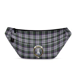 ScotsTee Shop Scottish Malcolm Dress Lochcarron 2005 Clan Crest Tartan Fanny Pack Plaid Waist Bag