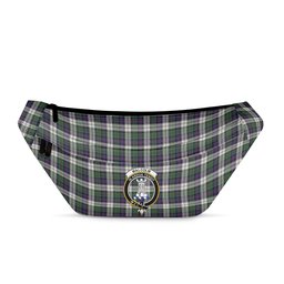 ScotsTee Shop Scottish Malcolm Dress Modern Clan Crest Tartan Fanny Pack Plaid Waist Bag