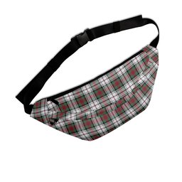 ScotsTee Shop Scottish MacDuff Dress Modern Clan Crest Tartan Fanny Pack Plaid Waist Bag