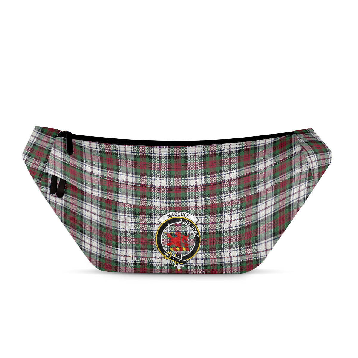 ScotsTee Shop Scottish MacDuff Dress Modern Clan Crest Tartan Fanny Pack Plaid Waist Bag