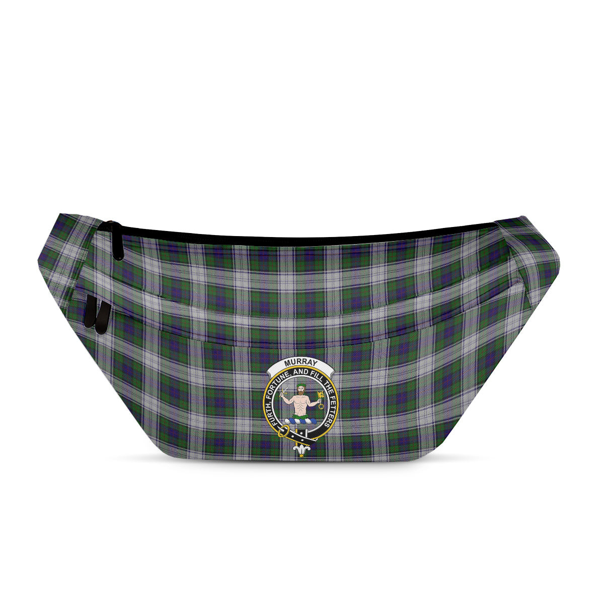 ScotsTee Shop Scottish Murray of Atholl Dress Clan Crest Tartan Fanny Pack Plaid Waist Bag