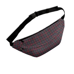 ScotsTee Shop Scottish Ritchie Clan Crest Tartan Fanny Pack Plaid Waist Bag