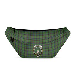 ScotsTee Shop Scottish Stevenson Green Clan Crest Tartan Fanny Pack Plaid Waist Bag