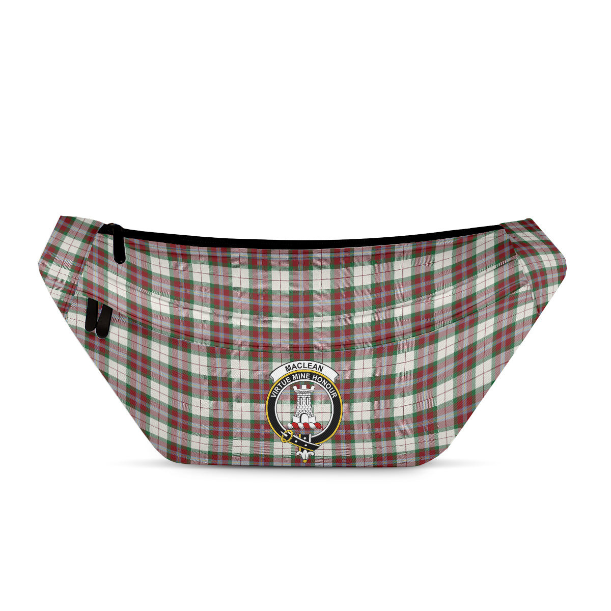 ScotsTee Shop Scottish MacLean Dress Ancient Clan Crest Tartan Fanny Pack Plaid Waist Bag