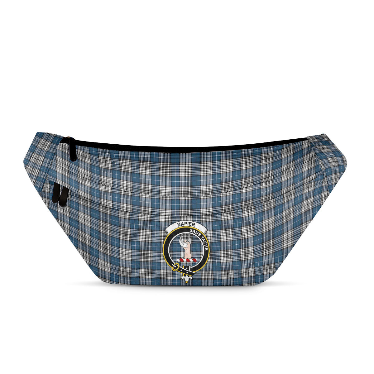 ScotsTee Shop Scottish Napier Modern Clan Crest Tartan Fanny Pack Plaid Waist Bag