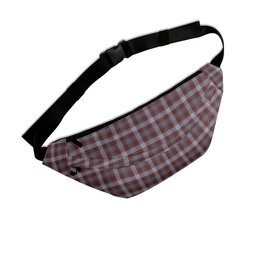 ScotsTee Shop Scottish Jardine of Castlemilk Modern Clan Crest Tartan Fanny Pack Plaid Waist Bag