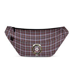 ScotsTee Shop Scottish Jardine of Castlemilk Modern Clan Crest Tartan Fanny Pack Plaid Waist Bag