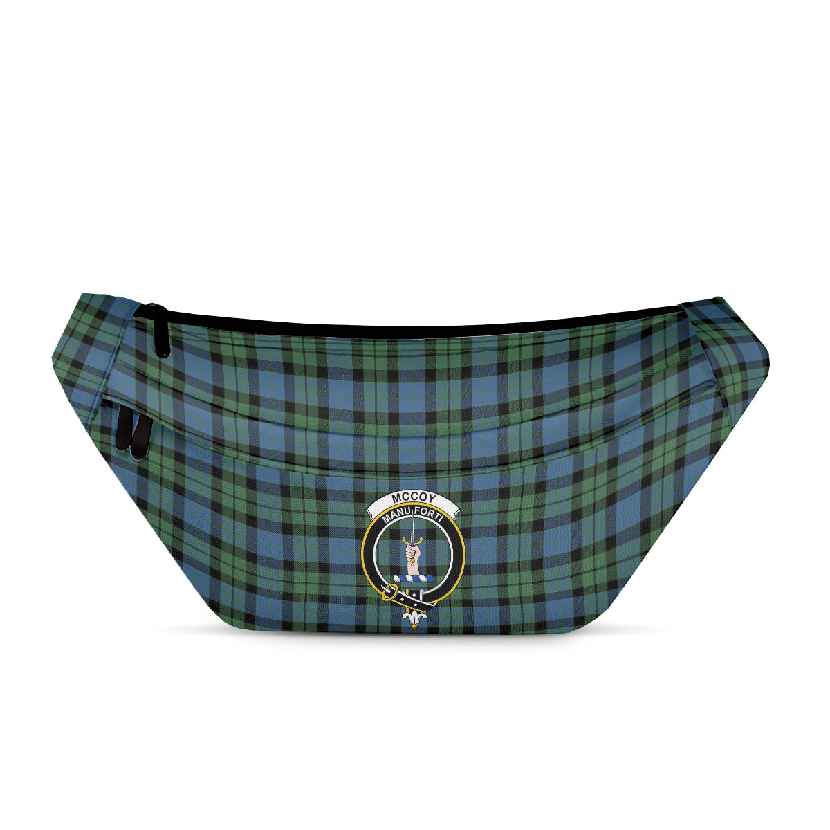 ScotsTee Shop Scottish McCoy Ancient Clan Crest Tartan Fanny Pack Plaid Waist Bag