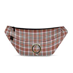 ScotsTee Shop Scottish McAlister Dress Modern Clan Crest Tartan Fanny Pack Plaid Waist Bag