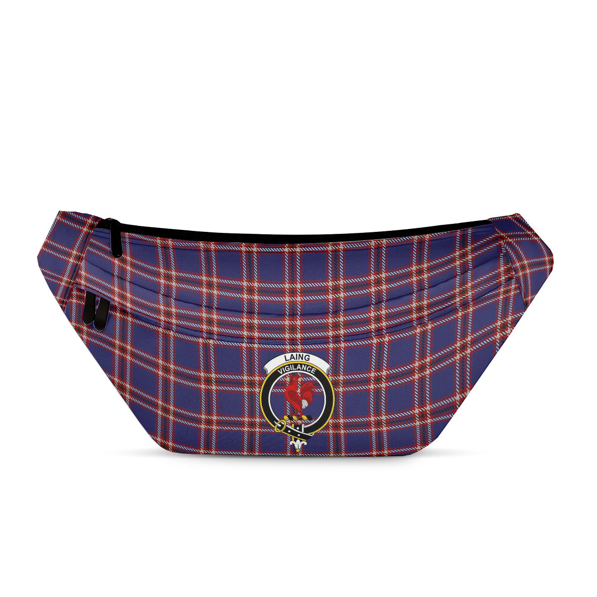 ScotsTee Shop Scottish Laing of Archiestown Clan Crest Tartan Fanny Pack Plaid Waist Bag