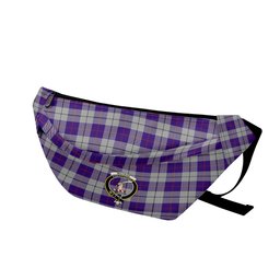 ScotsTee Shop Scottish MacRae Dress Purple 1 Clan Crest Tartan Fanny Pack Plaid Waist Bag